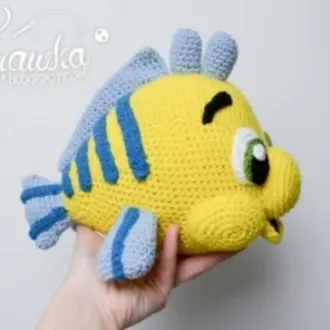 Рыбка Флаундер из мультфильма «Русалочка»