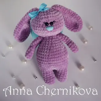 Плюшевая зайка Лапочка