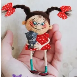 Забавная куколка Веснянка