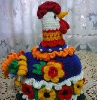 Грелка на чайник Петушок