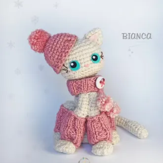 Мастер класс по вязанию милой кошечки