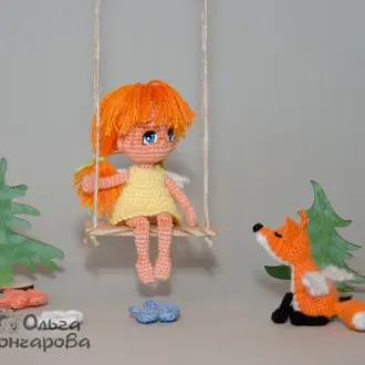 Ангелочек на качельке