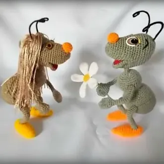 Весёлые муравейчики с ромашкой