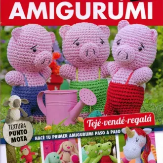 Журнал по вязанию игрушек- амигуруми «Revista CROCHET AMIGURUMI №1»