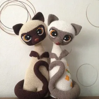 Сиамские кошечки Макс и Микс