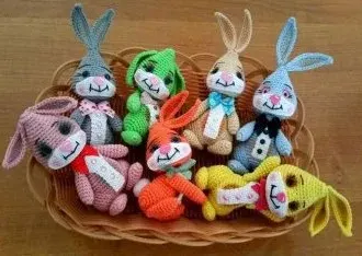 Разноцветные зайчики