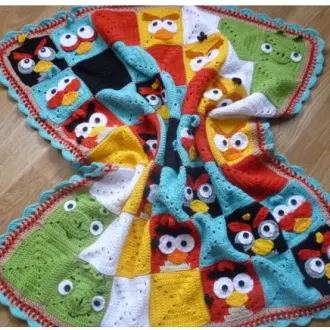Детское одеяло – Angry Birds