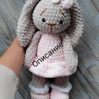 Нежная и милая зефирная зайка