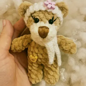 Милый зефирный медвежонок