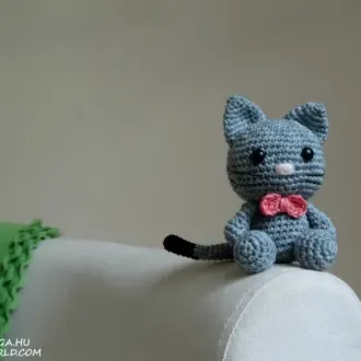 Милейший котенок-амигуруми
