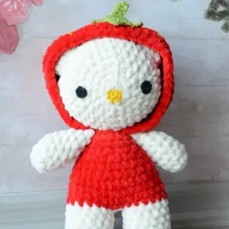 Зефирная кошечка ягодка
