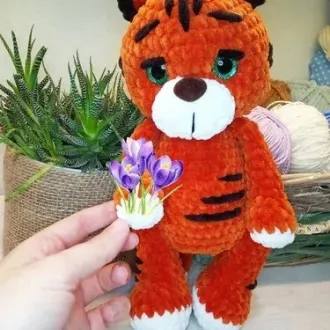 Тигренок Автор Алёна Калабина, @kalabina_toys