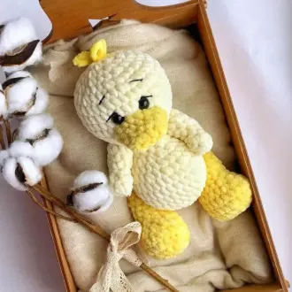 Плюшевая Уточка? от @bluе_bunny_toys