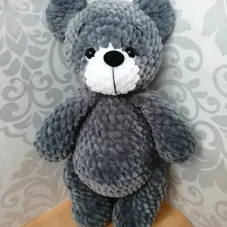 Плюшевый мишка ТоптыжкаАвтор — @plush_happy_toys