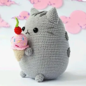 Кот Πушoк c мopoжeнымАвтop oпиcaния- Roxy’s Crochet , Перевод «В гостях у ламы»