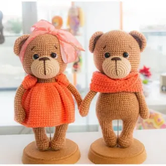 Милые медвежатаАвтор- Автор — Havva Ünlü (Havva Designs), источник-