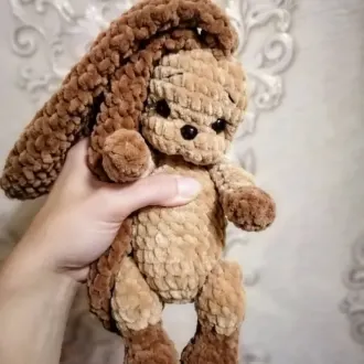 Плюшевая зайкаАвтop — Анастасия Кудряшова @toys_for_you68 , Иcтoчник-