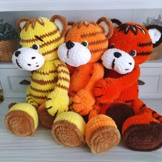 Плюшевый тигренок ТимкаАвтор @vilena_toys