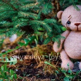 Медвежонок «Пухля»Автор- Вероника Ярдова @nyardova_toys