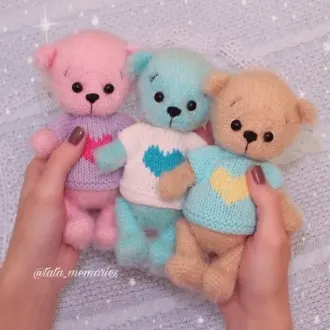 Одеваем игрушки: кофточки