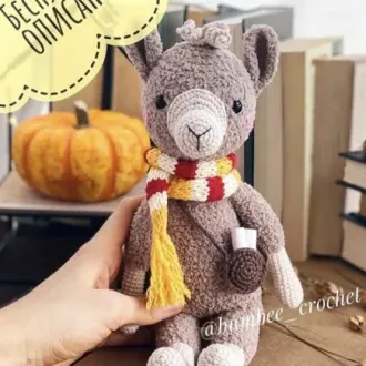 Лама Автор- @bumbee_crochet