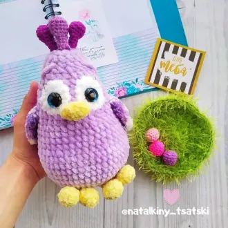 Птичка БёрдиАвтор- НАТАЛЬЯ ВИЛЬКОТ , @NATALKINY_TSATSKI