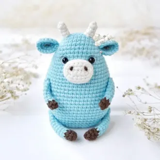 Маленький бычокАвтор МК: Людмила Розонова @lucy_rose_toys , источник-