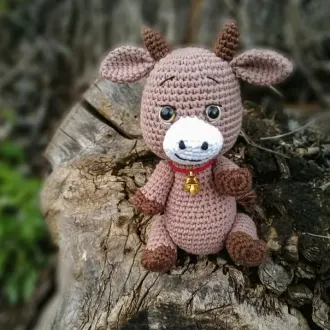 Бычок МишаАвтор- Гульнара Зиангирова, @zian_toys