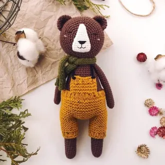 МишкаАвтор- @BumBee_Crochet