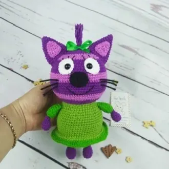 Кошечка Горчица из мультика Три кота Автор — Нина Акопова