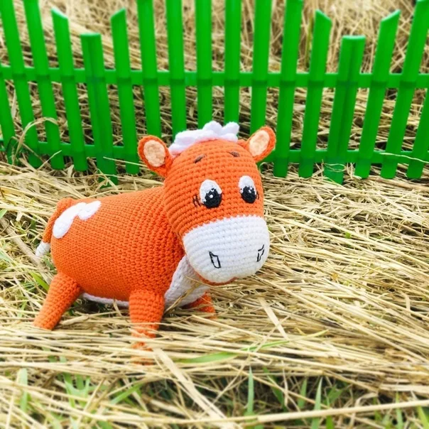 Бычок Гаврюша из Простоквашино Автор- Егорова Галина @galina_knitted_toys , источник-, фото 2