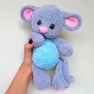 Мышонок плюшевыйАвтор-Оксана @toys_plyushka