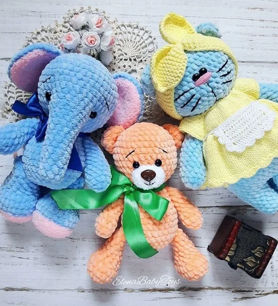 Милейший плюшевый слоник Автор- ElenaBabyToys (Елена Жаглина) ,Источник-, фото 5