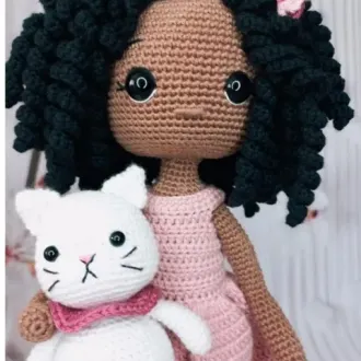 Кукла с котиком