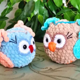 Совушки из ocтaткoв