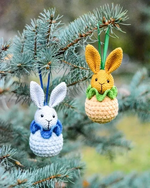 Зайка-игрушка на елку, фото 2