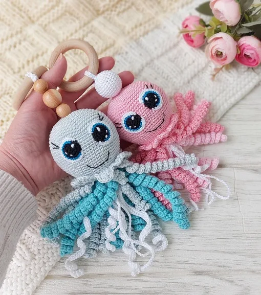 Милые хлопковые осьминожки