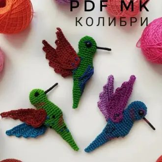 Брошь — колибри