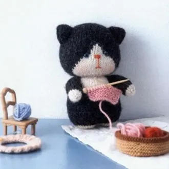 Вяжущий котик