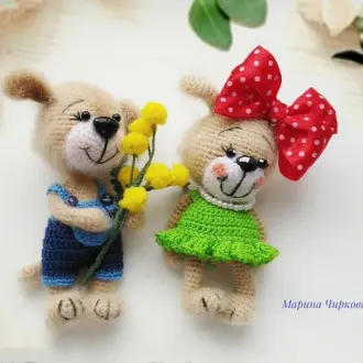 Влюбленные собачки