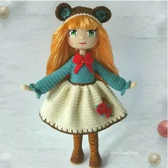 Куколка с ушками мышки