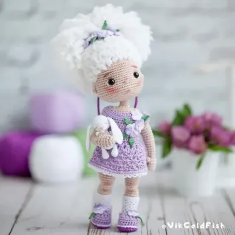 Зайка для куклы
