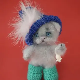 Котик в сапогах с мышкой