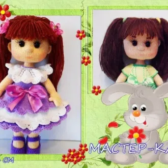 Куколки в красивых платьях